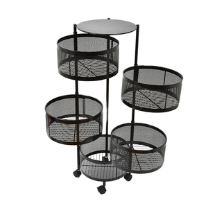 Étagère de rangement murale en fer à double niveau, multifonctionnelle, pour cuisine, gain de place, organisateur professionnel commercial - Product Image 1
