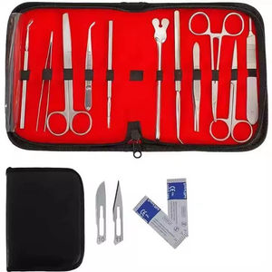 10 Pcs Dissecting Kit High Quality Reusable Surgical Steel Medical Veterinary Student Anatomy Instrument Set by <b>Blush</b> Surgical - Product Image 1