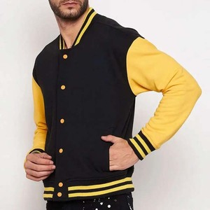 Chaqueta Varsity de Béisbol Universitaria de Invierno de Alta Calidad para Hombre, Cuello Alto, Diseño Personalizado en la Parte Delantera para Uso Diario - Product Image 2