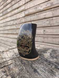 Auténtica Taza Vikinga de Cuerno de Búfalo Ecológica, Jarra para Cerveza, Sidra o Mead, Estilo Antiguo, Imitación, Regreso a Clases - Product Image 5