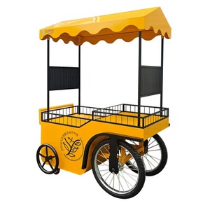 Comodo Display in acciaio giallo vetrina carrello Roll up Display categoria di prodotto - Product Image 1