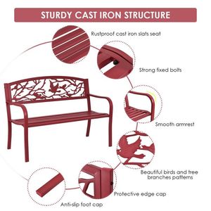 Banco de Jardín para Patio Exterior, Muebles para Jardín y Parque - Product Image 5