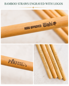 Eco Friendly <b>Bamboo</b> <b>Straws</b> 200mm 6mm Inner Diameter Biodegradable Food Safe Disposable Drink <b>Straws</b> Modern Style Party Use - Product Image 2