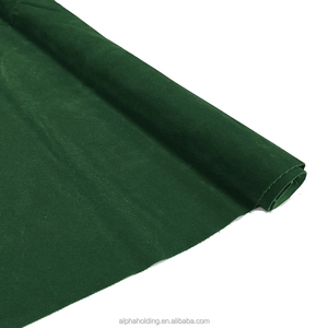 Tela de Poliéster Flocado de Alta Calidad Personalizada, Tejido de Rayón con Reverso Tejido, 54 Pulgadas, APP74-537 Verde - Product Image 1