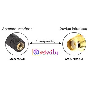 ที่มีคุณภาพสูงความต้องการสูง315เมกะเฮิร์ตซ์3dBi ยางเป็ดเสาอากาศกับ SMA ชายเชื่อมต่อตรง ETEILY ทำในประเทศอินเดีย - Product Image 2