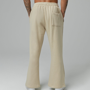 Men's Mid Waist Flare Pants <b>Winter</b> Regular Casual Hip Hop Style 100% Cotton Lightweight Quick Dry Breathable Flared <b>Trouser</b> - Product Image 2