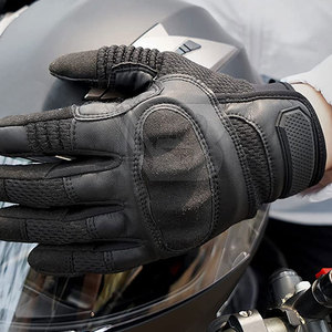 Gants de moto pour hommes, dernière conception, respirants, en matière douce de qualité supérieure, prix de gros, à doigts entiers - Product Image 5