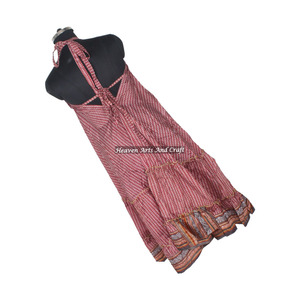 New Bohemian New Arrivals V Neck <b>Dress</b> Elegant Casual Women Long <b>Dress</b> <b>Custom</b> Sleeveless Vintage Print Sari Beach Summer <b>Dress</b> - Product Image 3