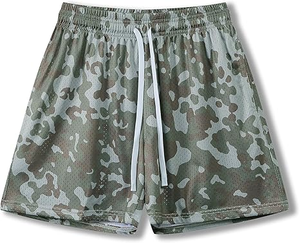 Shorts de bain décontractés pour hommes, imprimés par sublimation, écologiques, respirants, séchage rapide, en Spandex/Polyester, avec cordon de serrage - Product Image 6