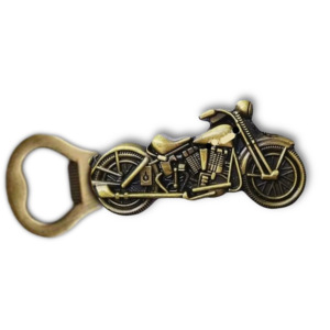 Vintage Motorcycle soda Bottle Opener Metal Reusable Bar <b>Accessory</b> <b>Drinkware</b> Tool - Product Image 1