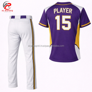 Uniformes de Béisbol Personalizados de la Mejor Calidad, Fabricante de Sublimación al por Mayor, Proveedor de Ropa Deportiva OEM, Ropa Deportiva Transpirable de Secado Rápido - Product Image 6
