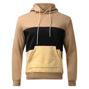 Pulls à capuche épais de qualité supérieure pour hommes, avec sublimation et color blocking, grandes tailles - Product Image 4
