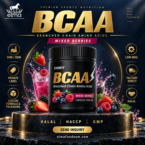 Concentré de protéines de lactosérum Elma Food 1KG Sans sucre ajouté 50 portions Formule de croissance musculaire BCAA Sans OGM Poudre de protéines pour adultes - Product Image 1