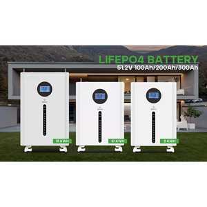 Système d'énergie solaire au lithium-ion HR 48V 100Ah 5KWh pour la maison, ensemble complet pour le réseau électrique, IP65 blanc, 100 kg, 10 kWh, 15 kWh, 200Ah, 300Ah - Product Image 1