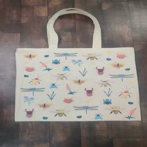 Bolsas de Tela de Algodón al por Mayor para Mujer, Reutilizables, Ecológicas, con Logotipo Personalizado, Asas Largas, para Uso Diario - Product Image 3