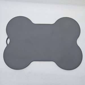 Tapete de Silicona para Alimentación de Mascotas, Forma de Hueso, 1 cm, Impermeable, Antiderrames, para Comederos de Mascotas - Product Image 5