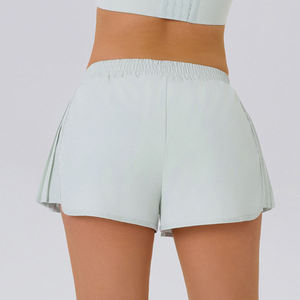 Shorts Deportivos para Mujer, Personalizados, Efecto Segunda Piel, Doble Capa, con Bolsillos, para Gimnasio, Running, Yoga, Entrenamiento - Product Image 1