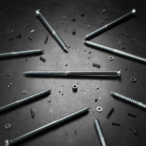 Tornillos de Construcción de Madera de Alta Resistencia PDC, Clase 4, Rosca Gruesa, Cabeza Plana/Hundida, Acero al Carbono, Recubiertos de Zinc - Product Image 2