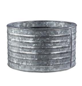 Jardinière en fer galvanisé de conception nouvelle avec poignée pour la maison et le jardin, jardinières décoratives de grande taille - Product Image 3