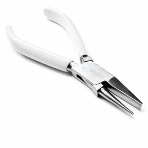Pince à bijoux de qualité supérieure avec mâchoires rondes et plates pour plier, façonner et former les fils, pour la fabrication artisanale de bijoux professionnels. - Product Image 2