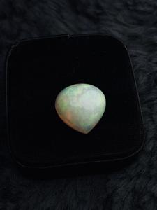 Opale de feu naturelle éthiopienne, taille ovale, cabochon, multicolore, éclatante, pierre précieuse en vrac, certifiée IGI, sans traitement, pour la joaillerie - Product Image 4