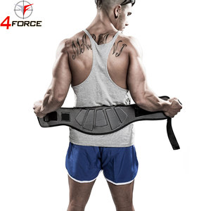 Ceinture de musculation en néoprène réglable avec fermeture auto-agrippante, ceinture de soutien dorsal pour l'entraînement et les exercices de fitness - Product Image 4