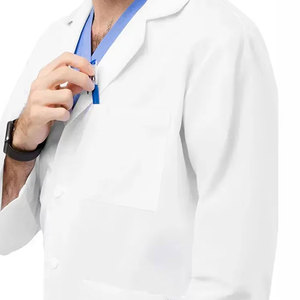 Bata de Laboratorio Médica de Alta Calidad y Duradera, Diseño 2026, Estilo Uniforme de Hospital, Fabricada en Tela de Lona, Hecho en Pakistán, Superventas - Product Image 5