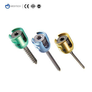 High Quality Stainless Steel Orthopedic Veterinary Polyaxial Pedical <b>Screw</b> CE ISO Certified Veterinary Consumables Surgiright - Product Image 2