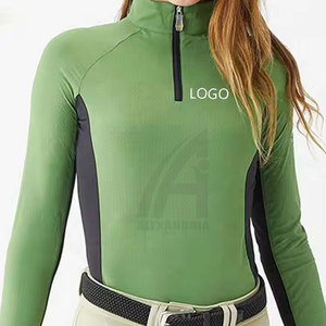 Chemises d'équitation pour femmes très demandées, manches longues, séchage rapide, performance optimale, sous-vêtement technique, vêtements d'équitation - Product Image 4