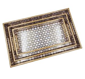 Bandeja de servicio impresa en madera de último diseño de la mejor calidad, bandeja de servicio impresa en madera de diseño moderno artesanal en Address Craft India - Product Image 1