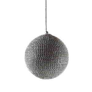 Vintage Decor Hanging Ball <b>Christmas</b> Indoor Home Design With Beaded Decor <b>Christmas</b> Hanging <b>Christmas</b> <b>Tree</b> Decor Ball - Product Image 3