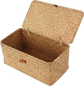 Cesta de mimbre marino al por mayor, maceta tejida natural para plantas de interior y decoración de jardín, hecha a mano en Vietnam, multiusos - Product Image 4