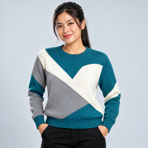 Suéter Informal para Mujer con Tejido de Punto Suave de Primera Calidad, Cálido, Cómodo, Transpirable, Duradero, de Calidad, con Diseño Elegante - Product Image 1