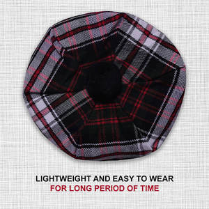 Gorro Escocés Macdonald Moderns Tartan Clan Bonnet Tam o' Shanter con Pompón, Gorro de Lana de las Tierras Altas, Venta al por Mayor - Product Image 6