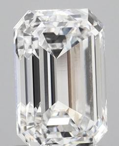 เพชรเม็ดเดี่ยวทรงเอเมอรัลด์ 1.02 กะรัต เพาะเลี้ยงในห้องปฏิบัติการ สี D ความสะอาด VVS2 ขัดเงาอย่างดี ได้รับการรับรองจาก IGI สำหรับเครื่องประดับชั้นดี - Product Image 6