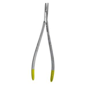 Portaagujas de Langenbeck para cirugía general veterinaria, 20 cm, de Langenbeck portagujas, ancho, insertos de carburo de tungsteno - Product Image 1