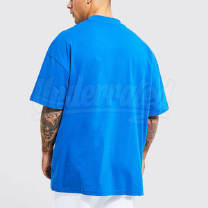 T-shirts surdimensionnés personnalisés pour hommes – Coton durable, coupe ample, manches courtes, vêtements décontractés urbains, col rond – Fabrication en gros - Product Image 2