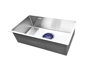 Fregadero de cocina SB 7846 de un solo tazón hecho a mano de acero inoxidable 304 nuevo diseño forma rectangular buen precio un agujero directamente Vietnam - Product Image 3
