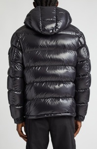 OEM Men’s Premium Puffer <b>Jacket</b> For Winter Custom Casual Outdoor Wear For Men's Windproof <b>Zipper</b> Closure Side <b>Pockets</b> Men's Coat - Product Image 2