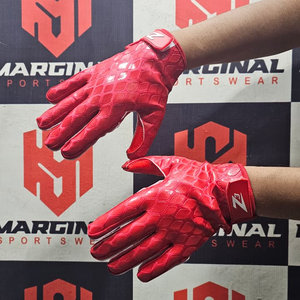 Guantes de Fútbol Americano para Hombre, con Silicona y Serigrafía en la Palma, Color Personalizado, Ropa Deportiva Personalizada, Guantes de Fútbol Americano Unisex - Product Image 1