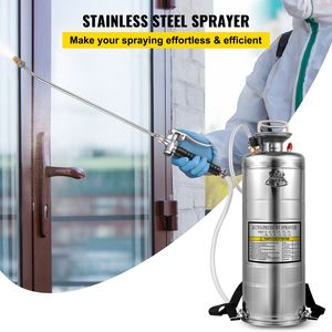 Electric 3.5Gal Stainless Steel <b>Sprayer</b> with 20\" Wand Handle and 3FT Reinforced Hose Hand Pump <b>Sprayer</b> with Pressure Gauge - Product Image 3