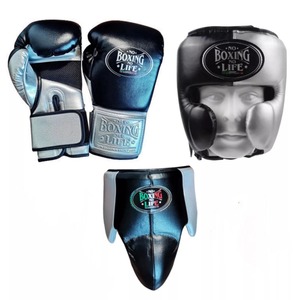 Nuevo Set de Boxeo Profesional Personalizado con Logotipo, Sin Boxeo No Hay Vida, Set de Entrenamiento Profesional de Cuero Vacuno, Sin Boxeo No Hay Vida - Product Image 1