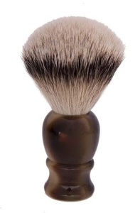 Brocha de Afeitar Ecológica Hecha a Mano de Cuerno de Búfalo de ILAHI con Cerdas y Mango de Cuerno para Afeitar y Personalización de Halloween - Product Image 5