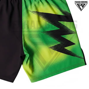 ราคาขายส่ง ผู้จัดจำหน่ายที่ดีที่สุด สินค้ามาใหม่ ผลิตภัณฑ์สวมใส่สบาย ระบายความชื้นได้ดี กางเกงชกมวยพิมพ์ลาย โพลีเอสเตอร์ยืดหยุ่น 100% - Product Image 4