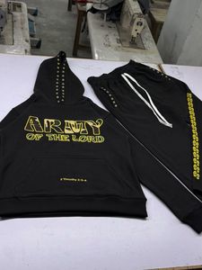 Sweat à capuche zippé pour homme, délavé à l'acide, personnalisé, avec appliqué et broderie vintage - Product Image 2