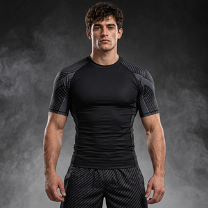 Chemises de surf extensibles pour hommes, coupe athlétique, respirantes et à séchage rapide, pour les collections de maillots de bain et les détaillants de vêtements de bord de mer (Marque privée) - Product Image 4