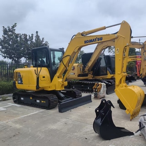 <span class=keywords><strong>Mini</strong></span>-excavatrice Komatsu PC56 <span class=keywords><strong>d</strong></span>'occasion, 5,6 tonnes, 95 % neuve, <span class=keywords><strong>d</strong></span>'origine agricole, <span class=keywords><strong>prix</strong></span> abordable avec certifications EPA et CE - Product Image 4
