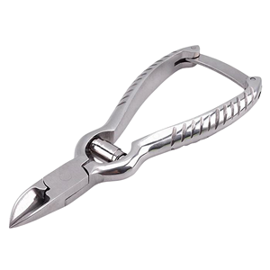 Professional Barrel Spring Puffer <b>Nail</b> Nipper Lap Joint Slightly Curved Jaws <b>for</b> <b>Thick</b> & Heavy Manicure Pedicure <b>Nails</b> - Product Image 1