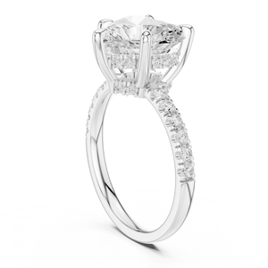Anillo de Diamante Cultivado en Laboratorio para Mujer, Corte Aries Jewel, Oro Sólido de 14K, Certificado IGI, Diseño Minimalista, para Fiestas, Aniversarios y Uso Diario - Product Image 2