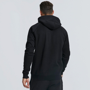 Ensembles de sweats à capuche pour hommes, unis, oversize, en molleton vierge, molleton technique, couleur noir vintage, survêtement pour hommes, personnalisables - Product Image 3